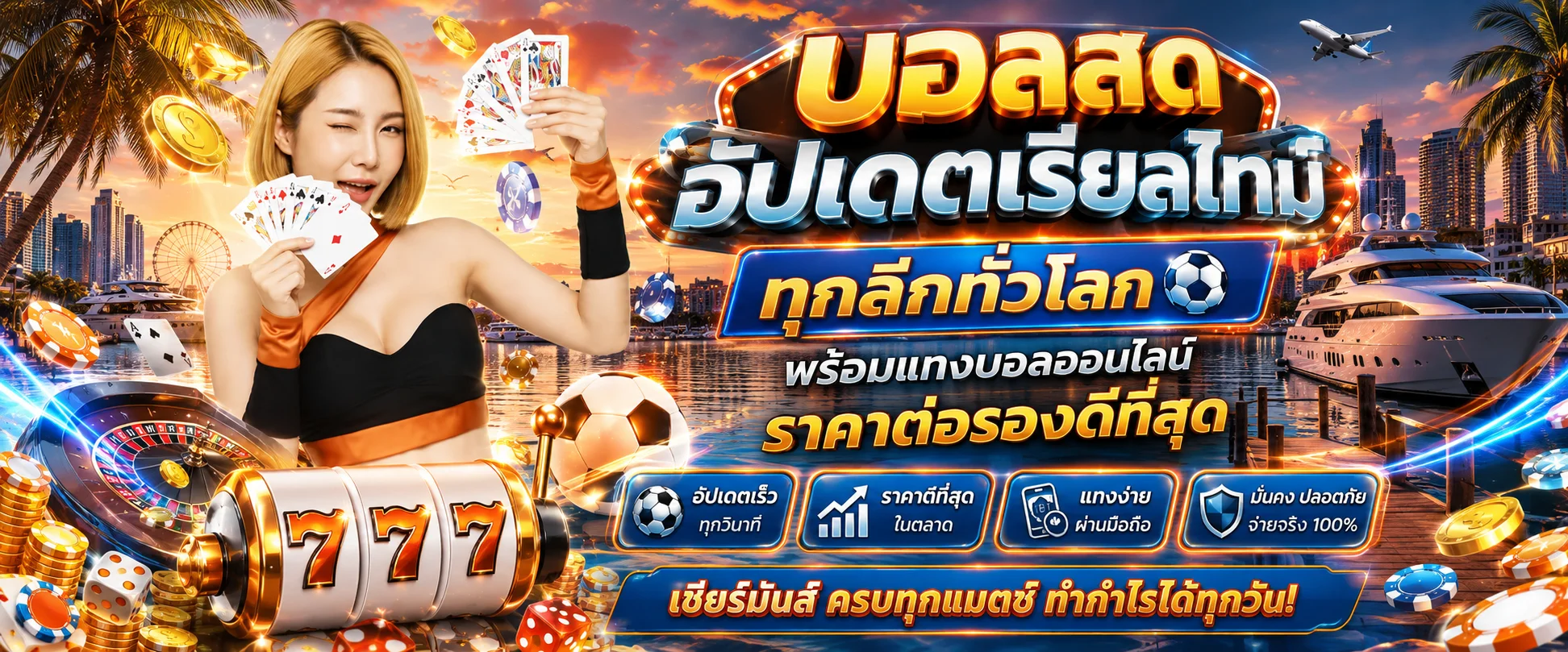 ผลบอลสดของโปรดี168 รวมทุกลีกทั่วโลก อัปเดตนาทีต่อนาที